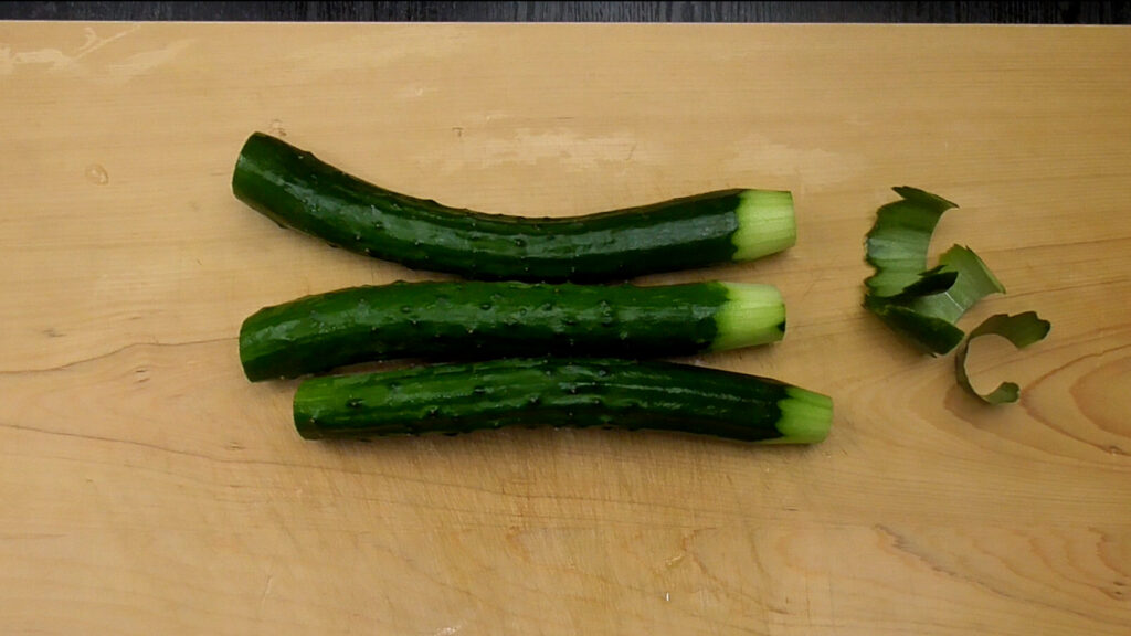 Preparation of cucumber